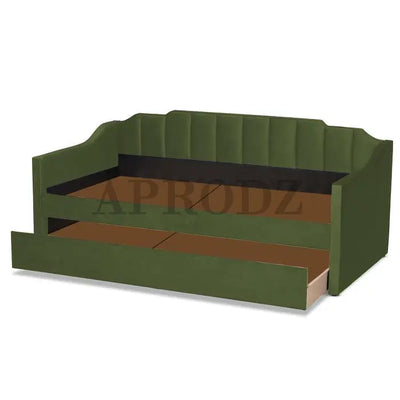 Krease Upholstered Daybed with Trundle Bed