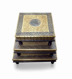 Handpainted Bajot: Antique Design, Multipurpose Stool, Decorative Pooja Mandir Stand (Copy) 