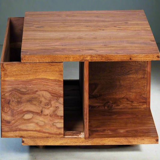 APRODZ Solid Wood Enmore Stylish Coffee Table for Living Room | Center Table for Home