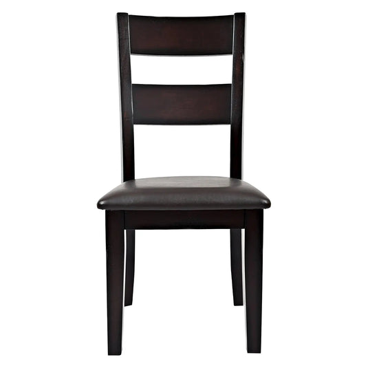 Translation missing: en.APRODZ Sheesham Wood Arac Dining Chair Set for Home | Set of 2 Chair | Dark Brown Finish