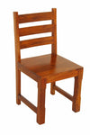 Mango Wood Sioux Dining Chair Set for Home | Set of 2 Chair | Mohogany Finish
