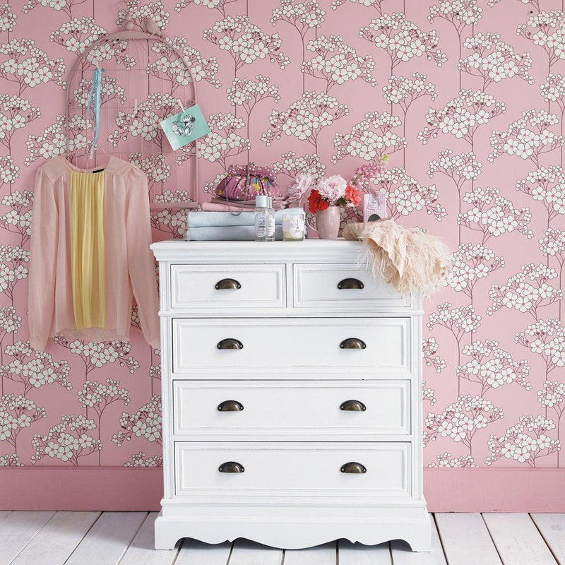 Mango Wood Storage Cabinet Callao Chest of 5 Drawers Furniture for Living Room | Minsk 