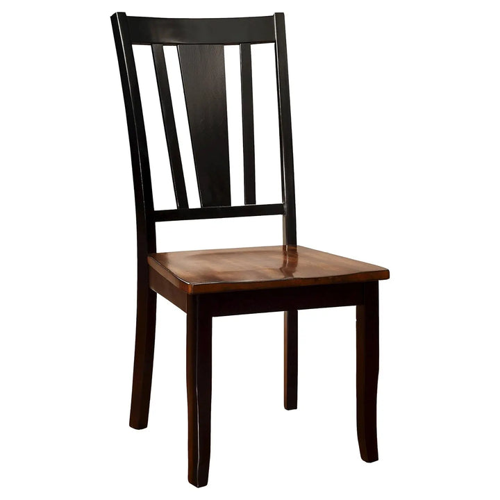 Translation missing: en.APRODZ Mango Wood Pensacola Dining Chair Set for Home | Set of 2 Chair | Dark Brown Finish