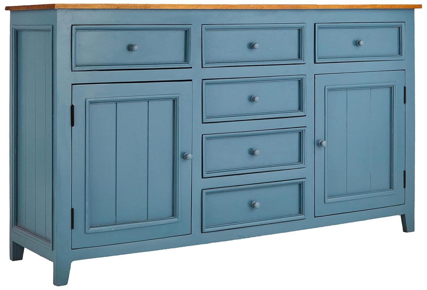 Mango Wood Cubatao Sideboard Storage Cabinet for Living Room 