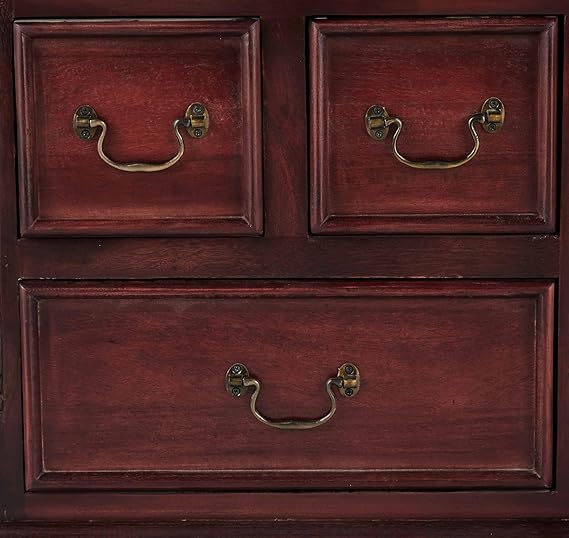 Mango Wood Sulla LED TV Stand – Stylish Entertainment Unit & Storage TV Cabinet for Living Room & Home Theater Setup (Rosewood Finish) 