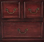 Mango Wood Sulla LED TV Stand | Rosewood Finish Entertainment & Storage Unit 