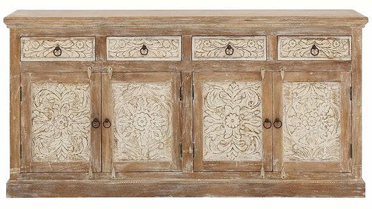 Translation missing: en.APRODZ Wood Paulista Sideboard Storage Cabinet for Living Room