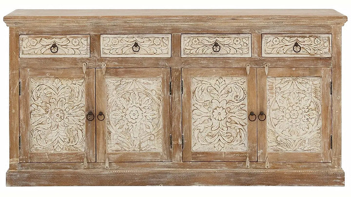Translation missing: en.APRODZ Wood Paulista Sideboard Storage Cabinet for Living Room
