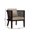 Theodore Armchair in Cane Work (Acacia Wood, Walnut)
