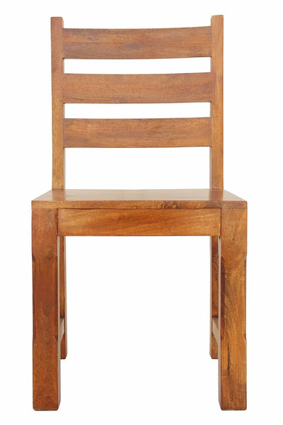 Mango Wood Sioux Dining Chair Set for Home | Set of 2 Chair | Mohogany Finish