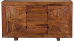 APRODZ Solid Wood Caucaia Sideboard Storage Cabinet for Living Room