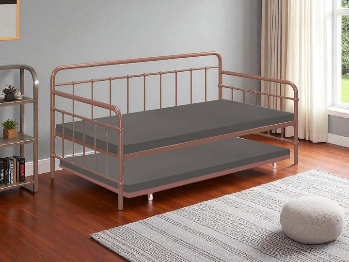 Translation missing: en.Marks Daybed Twin Size Metal and Mdf Trundle Bunk Bed 