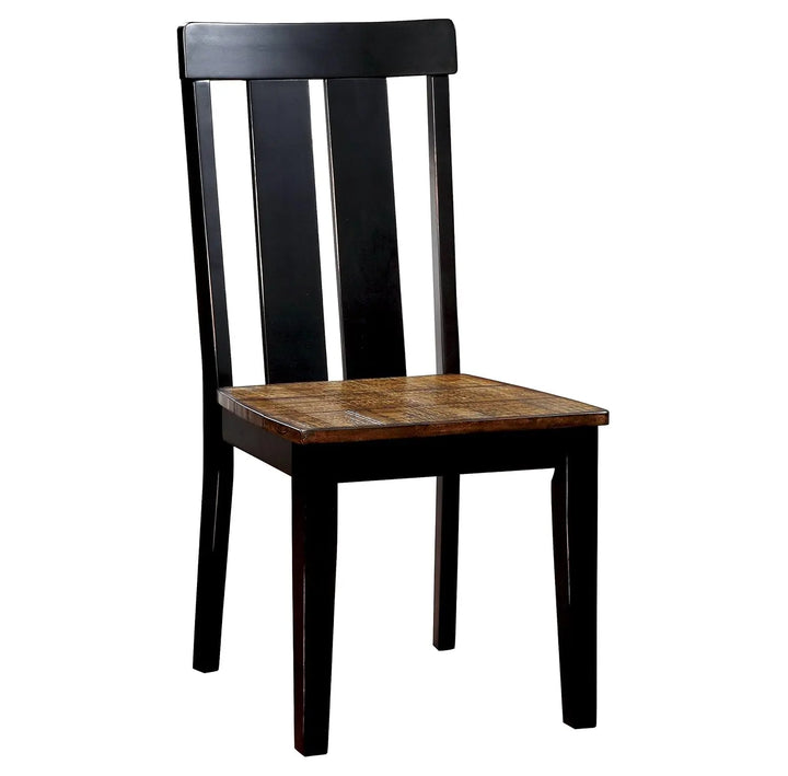 Translation missing: en.APRODZ Mango Wood Plata Dining Chair Set for Home | Set of 2 Chair | Dark Brown Finish