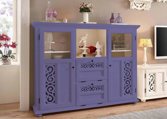 Translation missing: en.APRODZ Soild Wood Fora Sideboard Storage Cabinet for Living Room | Siberian IRIS Finish