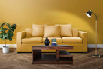 Natural Walnut Solid Wood Coffee Table – Durable and Elegant Living Room Furniture 