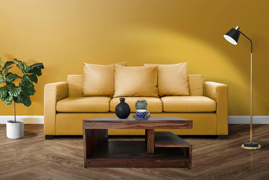 Translation missing: en.Natural Walnut Solid Wood Coffee Table – Durable and Elegant Living Room Furniture 