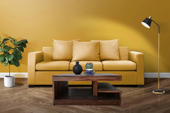 Translation missing: en.Natural Walnut Solid Wood Coffee Table – Durable and Elegant Living Room Furniture 