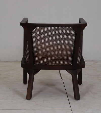 Theodore Armchair in Cane Work (Acacia Wood, Walnut)