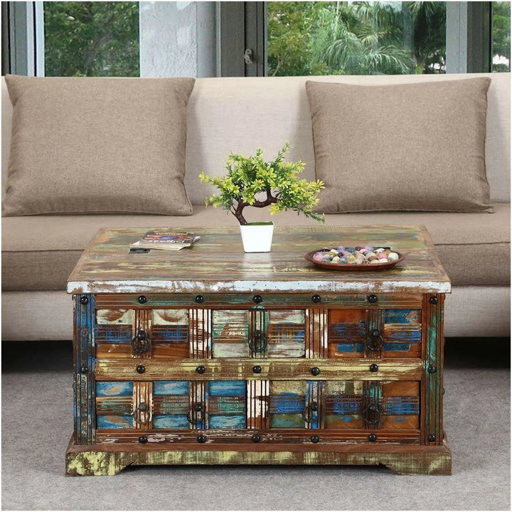 Translation missing: en.APRODZ Solid Wood Yuruani Stylish Coffee Table for Living Room | Center Table for Home