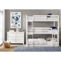 APRODZ Single Size Ipsotu Sheesham Wood Bunk Bed for Bedroom (Rosewood - Brown)