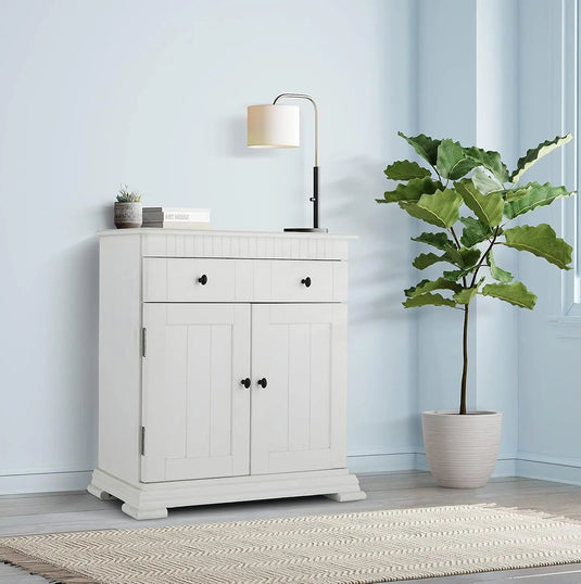 Translation missing: en.Soild Wood Ciudad Sideboard Storage Cabinet with Two Door and One Drawer for Living Room 
