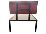 Single Size Bed Without Storage for Home & Living Room Cot Bed Furniture 