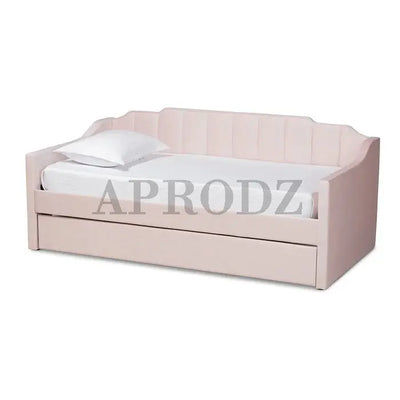Krease Upholstered Daybed with Trundle Bed