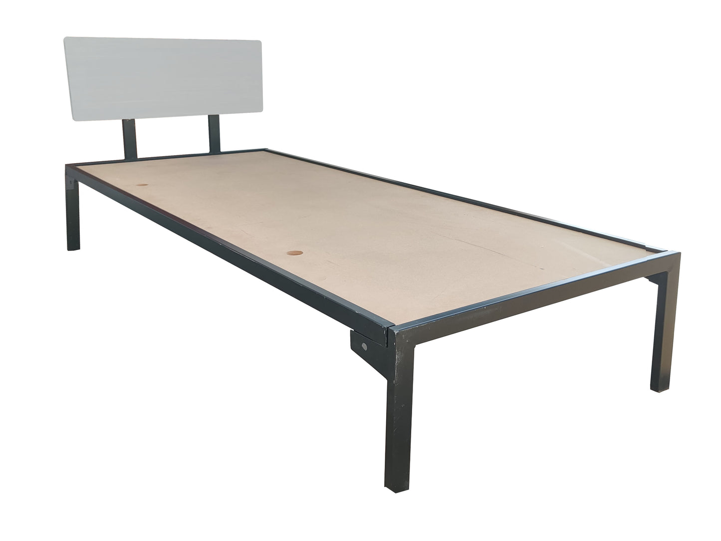 Single Size Bed Without Storage for Home & Living Room Cot Bed Furniture