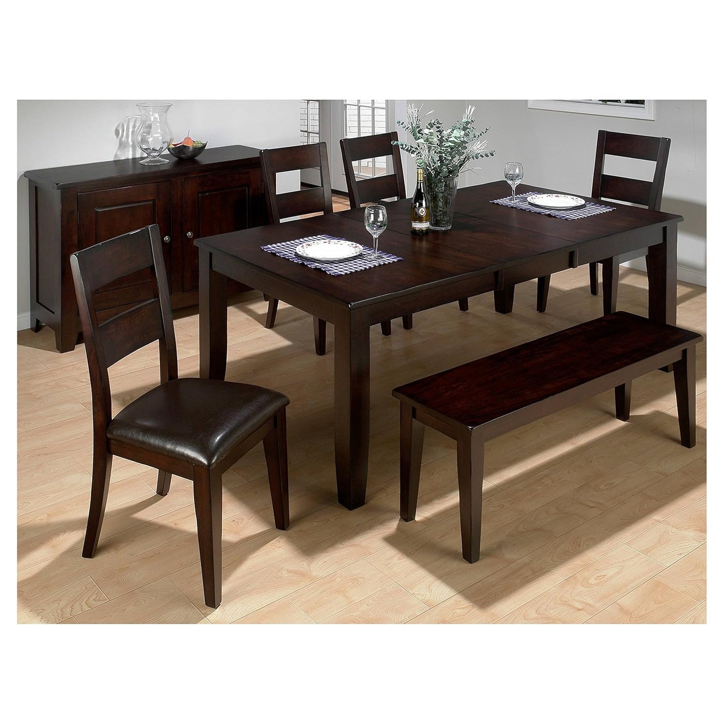 APRODZ Sheesham Wood Arac Dining Chair Set for Home | Set of 2 Chair | Dark Brown Finish