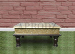 Handpainted Bajot: Antique Design, Multipurpose Stool, Decorative Pooja Mandir Stand (Copy) 