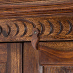 APRODZ Sheesham Wood Multipurpose Storage 2-Door Lima Wardrobe Almirah