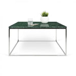 Stainless Steel Perlite Square Granite Top Coffee Table for Living Room | Center Table for Home 