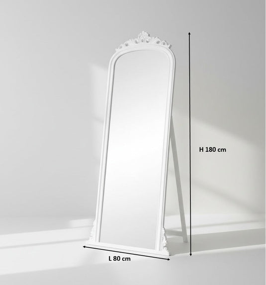 Translation missing: en.Tall Gold Ornate Full Length Mirror 80×180 cm | Vintage Decorative Wall &amp; Leaner Mirror | Luxury Classic Full Body Dressing Mirror for Bedroom, Living Room &amp; Hallway 