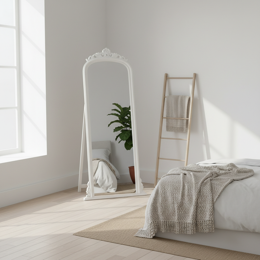 Translation missing: en.Tall Gold Ornate Full Length Mirror 80×180 cm | Vintage Decorative Wall &amp; Leaner Mirror | Luxury Classic Full Body Dressing Mirror for Bedroom, Living Room &amp; Hallway 