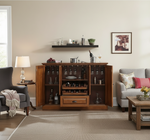 Mango Wood Peetz Royal Bar Cabinet – Stylish Home Bar Furniture with Wine Glass Storage & Shelves for Living Room, Dining & Lounge 