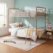 Marks Twin Bunk Bed (Metal - Gold Powder Coated) 