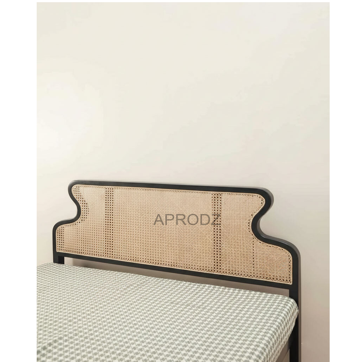 Rattan Cane Headboard Bed – King & Queen Size, cane bed