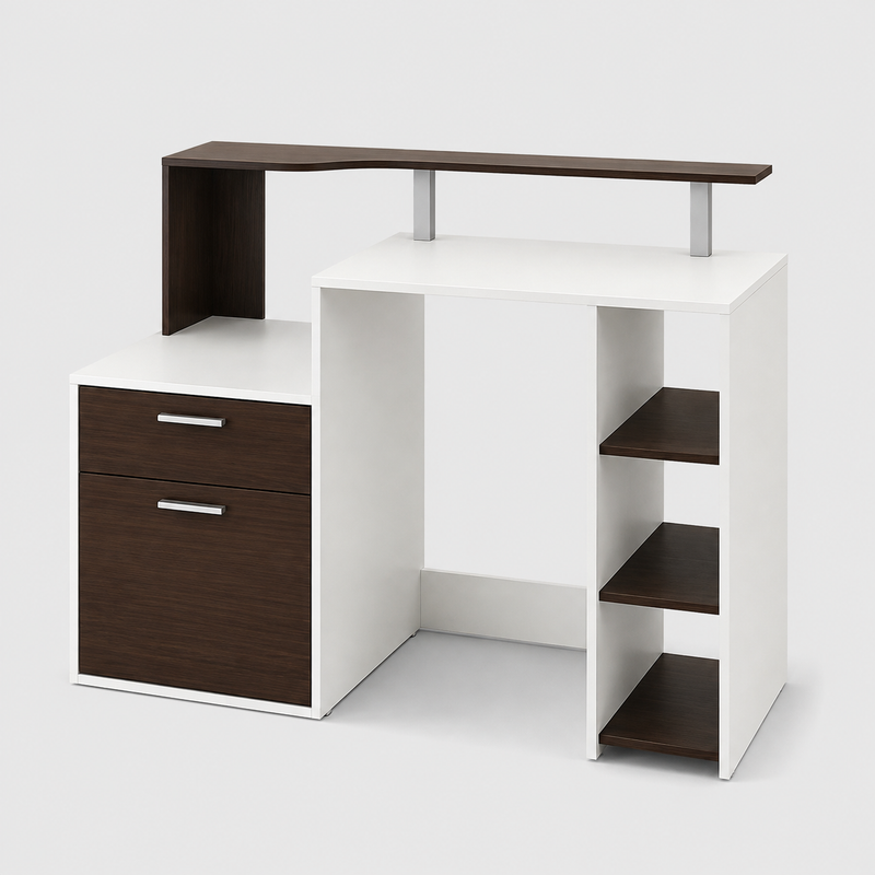 Solid Mango Wood Study Desk Table for Home and Office 