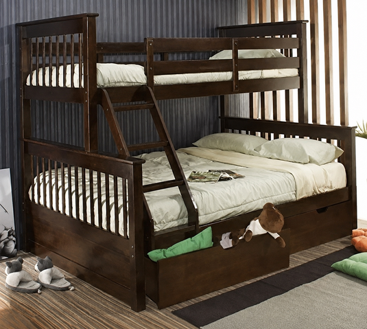 Translation missing: en.Sheesham Wood Fragho Bunk Bed "“ Sturdy Wooden Bunk Bed with Spacious Storage for  Bunk bed