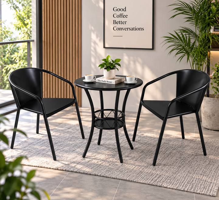 Translation missing: en.3-Piece Round Bistro Set (Table + 2 Chairs) 
