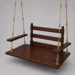 2 Seater Swing Wooden Jhula | Metal chain with powder coated | Indoor & Outdoor 