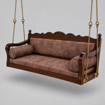 Jhula for Adults for Home Reversible Wooden Swing Jhula for Indoor Outdoor & Balcony 