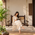 2 Seater Swing Wooden Jhula | Metal chain with powder coated | Indoor & Outdoor 