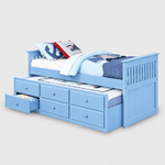 Oyster Daybed with Trundle Bed with Drawer Storage for Home | Bed 