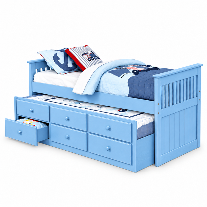Translation missing: en.Oyster Daybed with Trundle Bed with Drawer Storage for Home | Bed 