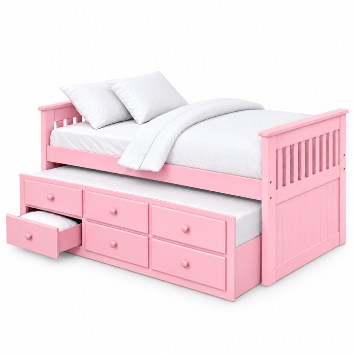 Translation missing: en.Oyster Daybed with Trundle Bed with Drawer Storage for Home | Bed 
