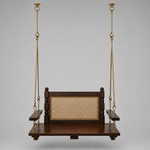 2 Seater Swing Wooden Jhula | Metal chain with powder coated | Indoor & Outdoor 