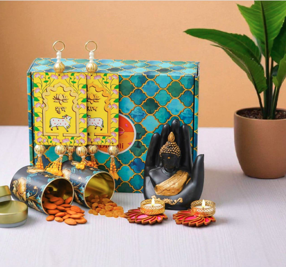 Festive Home Décor Gift Hamper – Spiritual & Elegant