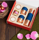 Premium Copper Bottle & Glass Diwali Gift Hamper 