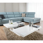 Solid Wood Hermitage Stylish Coffee Table for Living Room | Center Table for Home | White Finish 